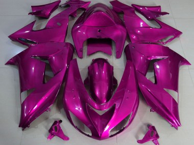 Hot Pink Schlicht 2006-2007 ZX10R Motorrad Verkleidung