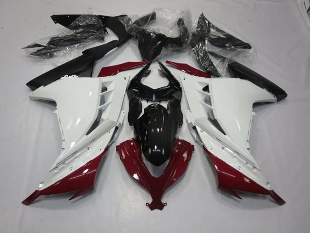 Kastanienbraun & Weiß 2013-2018 Ninja 300 Motorrad Verkleidung