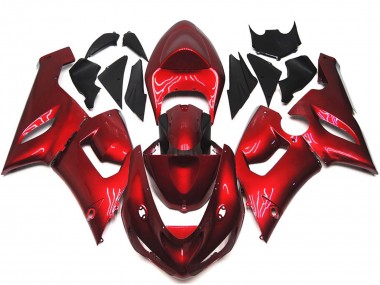Kastanienbraun Rot 2005-2006 ZX6R Motorrad Verkleidung