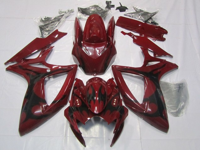Kastanienbraun Rot 2006-2007 GSXR 600-750 Motorrad Verkleidung