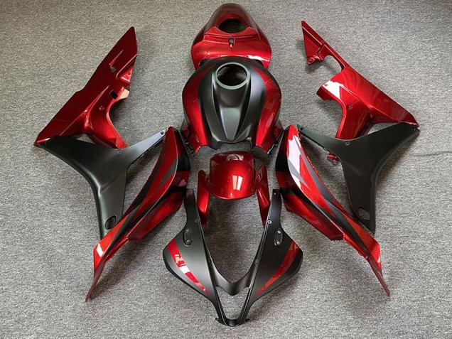 Kastanienbraun Rot 2007-2008 CBR600RR Motorrad Verkleidung