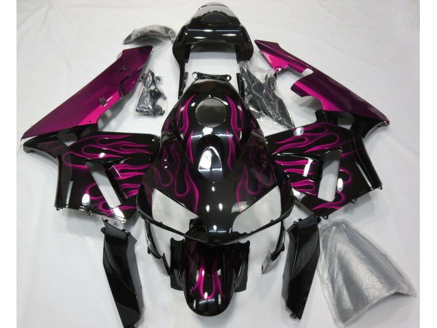 Knallpink Flamme 2003-2004 CBR600RR Motorrad Verkleidung