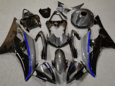 Kohlefaser & Blau 2008-2016 R6 Motorrad Verkleidung