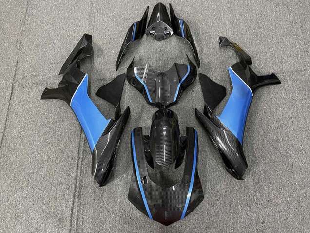 Kohlefaser & Hellblau 2015-2019 R1 Motorrad Verkleidung