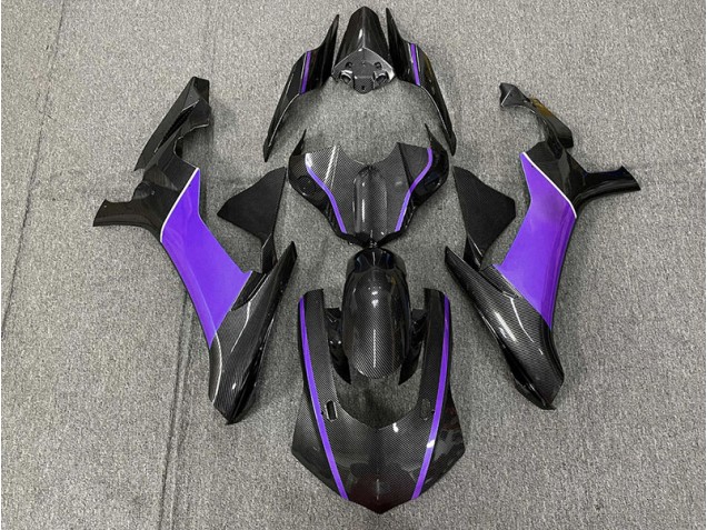 Kohlefaser & Lila 2015-2019 R1 Motorrad Verkleidung