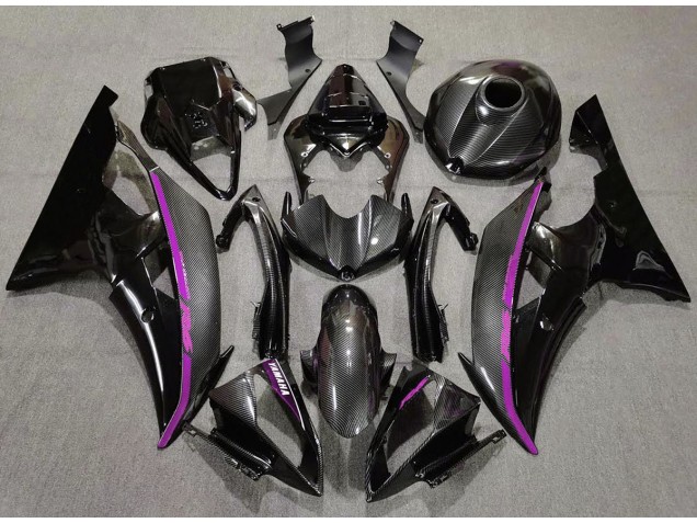 Kohlefaser & Pink 2008-2016 R6 Motorrad Verkleidung