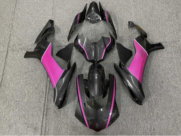 Kohlefaser & Pink 2015-2019 R1 Motorrad Verkleidung