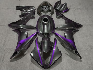 Kohlefaser Stil Mit Lila 2004-2006 R1 Motorrad Verkleidung
