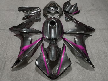 Kohlefaser Stil Mit Pink 2004-2006 R1 Motorrad Verkleidung