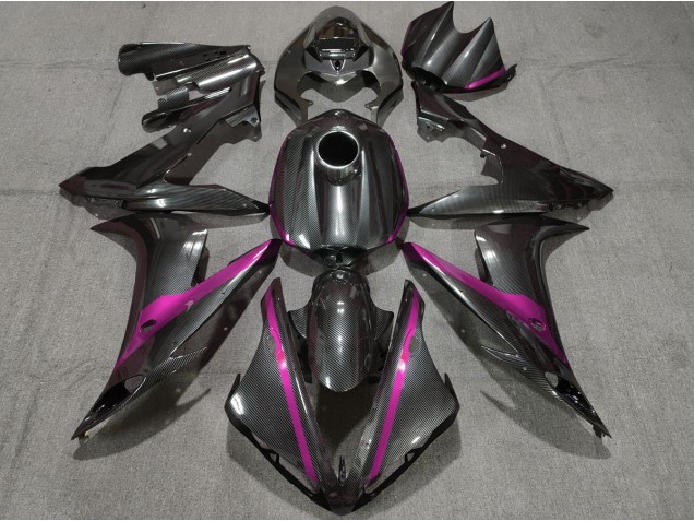 Kohlefaser Stil Mit Pink 2004-2006 R1 Motorrad Verkleidung