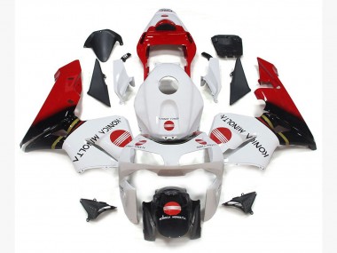Konica Minolta Rot 2003-2004 CBR600RR Motorrad Verkleidung