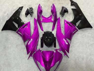 Kräftiges Pink Glänzend 2009-2012 ZX6R Motorrad Verkleidung