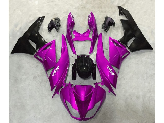 Kräftiges Pink Glänzend 2009-2012 ZX6R Motorrad Verkleidung