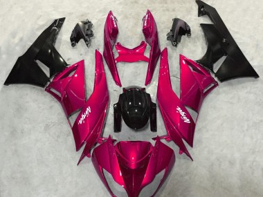 Kräftiges Rot Glänzend 2009-2012 ZX6R Motorrad Verkleidung