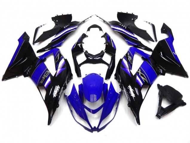 Kräftiges Tiefes Blau & Schwarz 2013-2018 ZX6R Motorrad Verkleidung Kräftiges Tiefes Blau & Schwarz 2013-2018 ZX6R Motorrad Verkleidung
