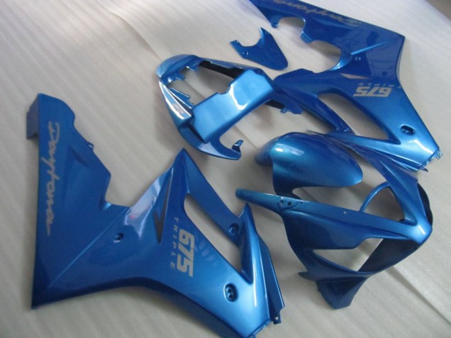 Leuchtendes Blau 2006-2008 Daytona 675 Motorrad Verkleidung