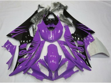 Lila Flamme-Stil 2008-2016 R6 Motorrad Verkleidung