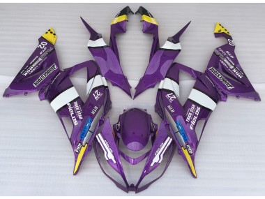 Lila Logostil 2013-2018 ZX6R Motorrad Verkleidung