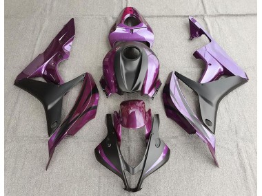Lila & Matt Schwarz 2007-2008 CBR600RR Motorrad Verkleidung