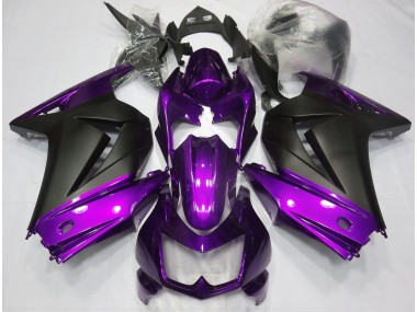 Lila & Matt Schwarz 2008-2012 Ninja 250 Motorrad Verkleidung