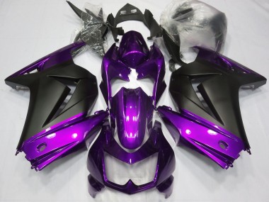 Lila & Matt Schwarz 2008-2012 Ninja 250 Motorrad Verkleidung