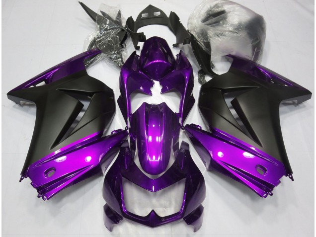 Lila & Matt Schwarz 2008-2012 Ninja 250 Motorrad Verkleidung
