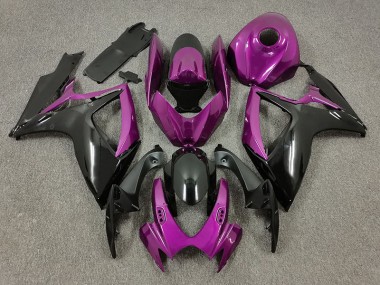 Lila & Schwarz 2006-2007 GSXR 600-750 Motorrad Verkleidung
