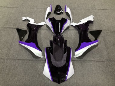 Lila-Schwarz-Weiß 2015-2019 R1 Motorrad Verkleidung