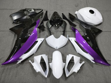Lila Schwarz & Weiß Nach Maß 2008-2016 R6 Motorrad Verkleidung