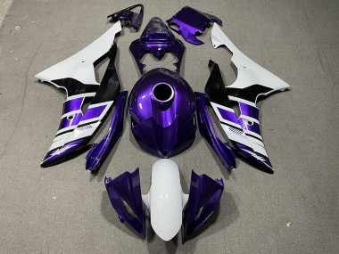 Lila-Schwarz-Weiß-Stil OEM 2008-2016 R6 Motorrad Verkleidung