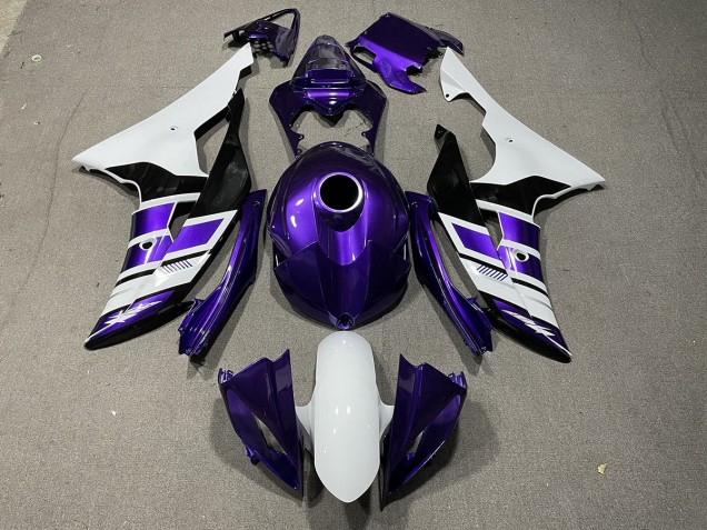 Lila-Schwarz-Weiß-Stil OEM 2008-2016 R6 Motorrad Verkleidung