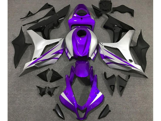 Lila-Silber-Stil OEM 2007-2008 CBR600RR Motorrad Verkleidung