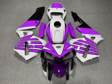 Lila-Weiße Flügel 2005-2006 CBR600RR Motorrad Verkleidung