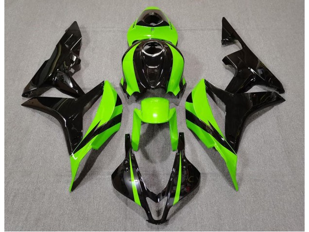 Limettengrün & Schwarz 2007-2008 CBR600RR Motorrad Verkleidung