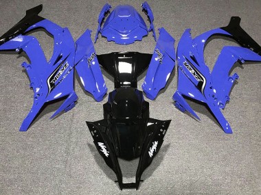 Logos In Glänzendem Blau 2011-2015 ZX10R Motorrad Verkleidung