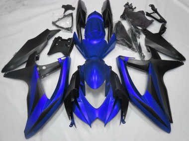 Matt Blau 2008-2010 GSXR 600-750 Motorrad Verkleidung