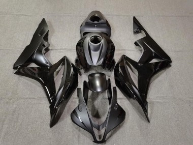 Matt & Glänzend Schwarz 2007-2008 CBR600RR Motorrad Verkleidung