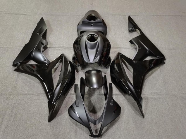 Matt & Glänzend Schwarz 2007-2008 CBR600RR Motorrad Verkleidung