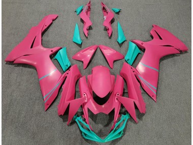 Matt Pink & Blaugrün 2011-2024 GSXR 600-750 Motorrad Verkleidung