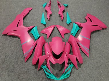 Matt Pink & Blaugrün 2011-2024 GSXR 600-750 Motorrad Verkleidung