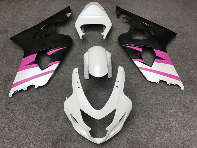 Matt Weiß & Rosa 2004-2005 GSXR 600-750 Motorrad Verkleidung