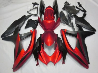 Matt Rot 2008-2010 GSXR 600-750 Motorrad Verkleidung