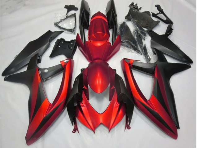 Matt Rot 2008-2010 GSXR 600-750 Motorrad Verkleidung