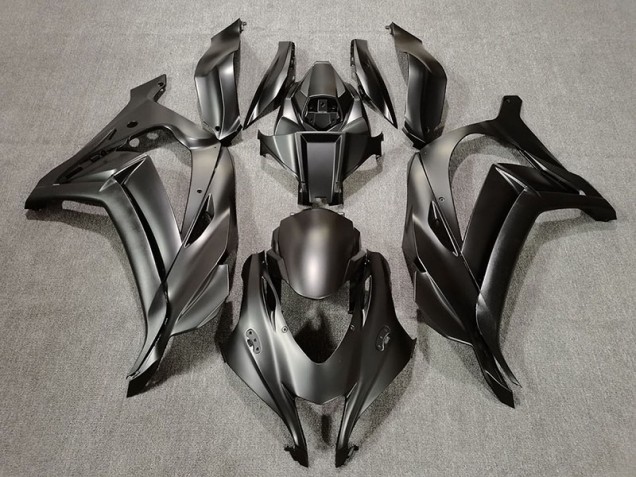 Matt Schwarz 2016-2019 ZX10R Motorrad Verkleidung