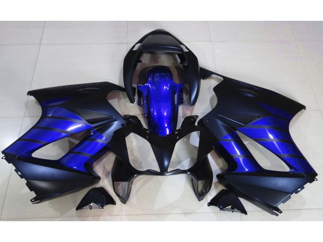 Matt Schwarz & Blau 2002-2012 VFR800 Motorrad Verkleidung