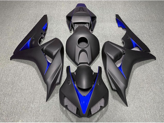 Matt Schwarz & Blau 2006-2007 CBR1000RR Motorrad Verkleidung