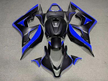 Matt Schwarz & Blau 2007-2008 CBR600RR Motorrad Verkleidung