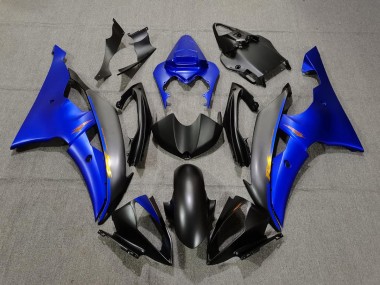 Matt Schwarz & Blau 2008-2016 R6 Motorrad Verkleidung