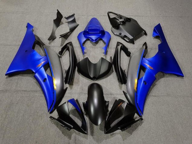 Matt Schwarz & Blau 2008-2016 R6 Motorrad Verkleidung