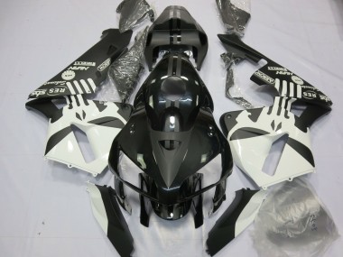 Matt Schwarz & Druckerlogos 2005-2006 CBR600RR Motorrad Verkleidung